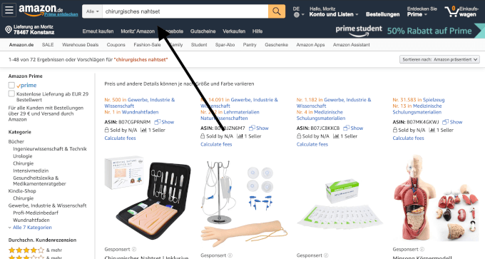 Amazon Search