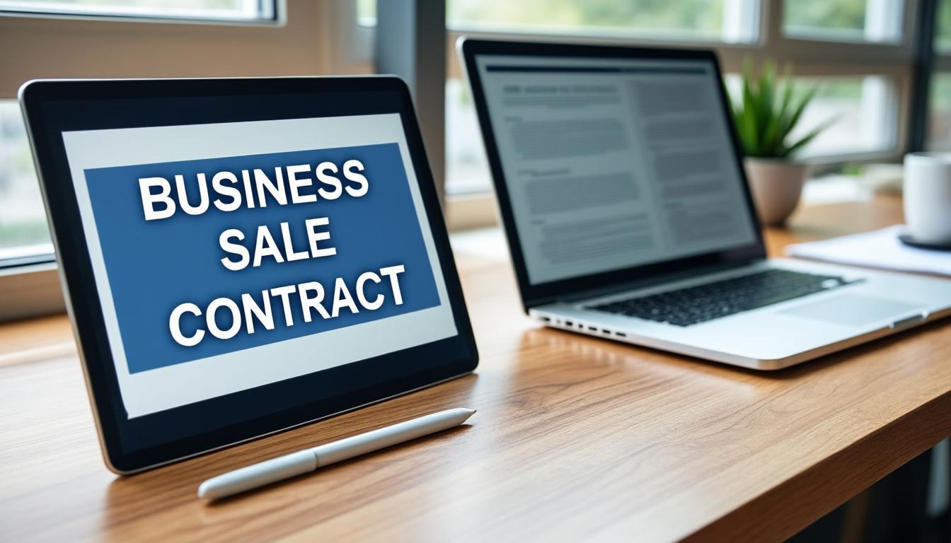 download a customizable online business sale contract template. ensure your transaction is safe and legally binding with our easy-to-use agreement for buying or selling an online business.
