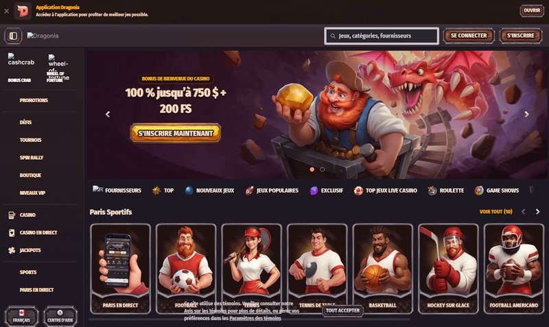 Découvrez la passion de Dragonia Casino en Ligne en France